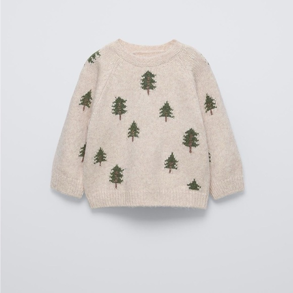 Zara Baby Knit Tree Sweater - Picture 1 of 1